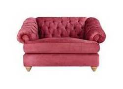 Heart of House Somerton Regular Fabric Sofa - Berry